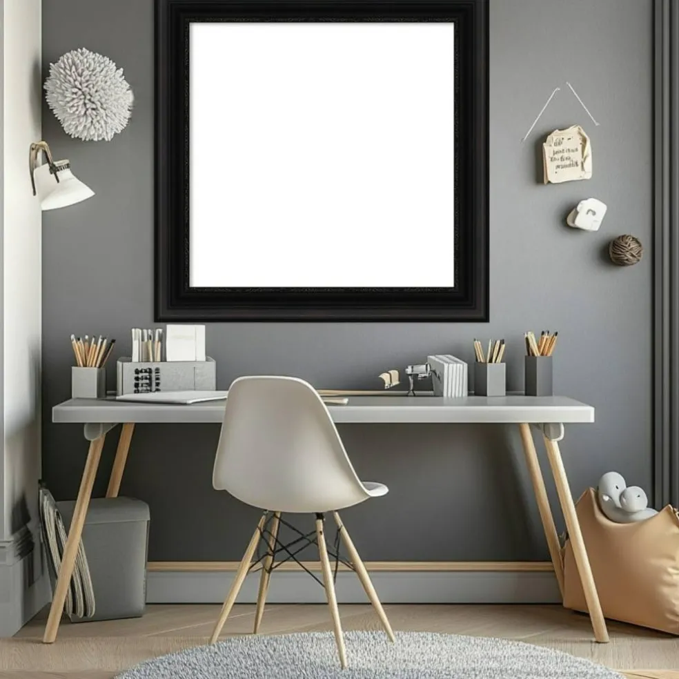 Parlor Framed Dry Erase Magnetic Board
