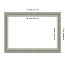 Parlor Framed Dry Erase Magnetic Board