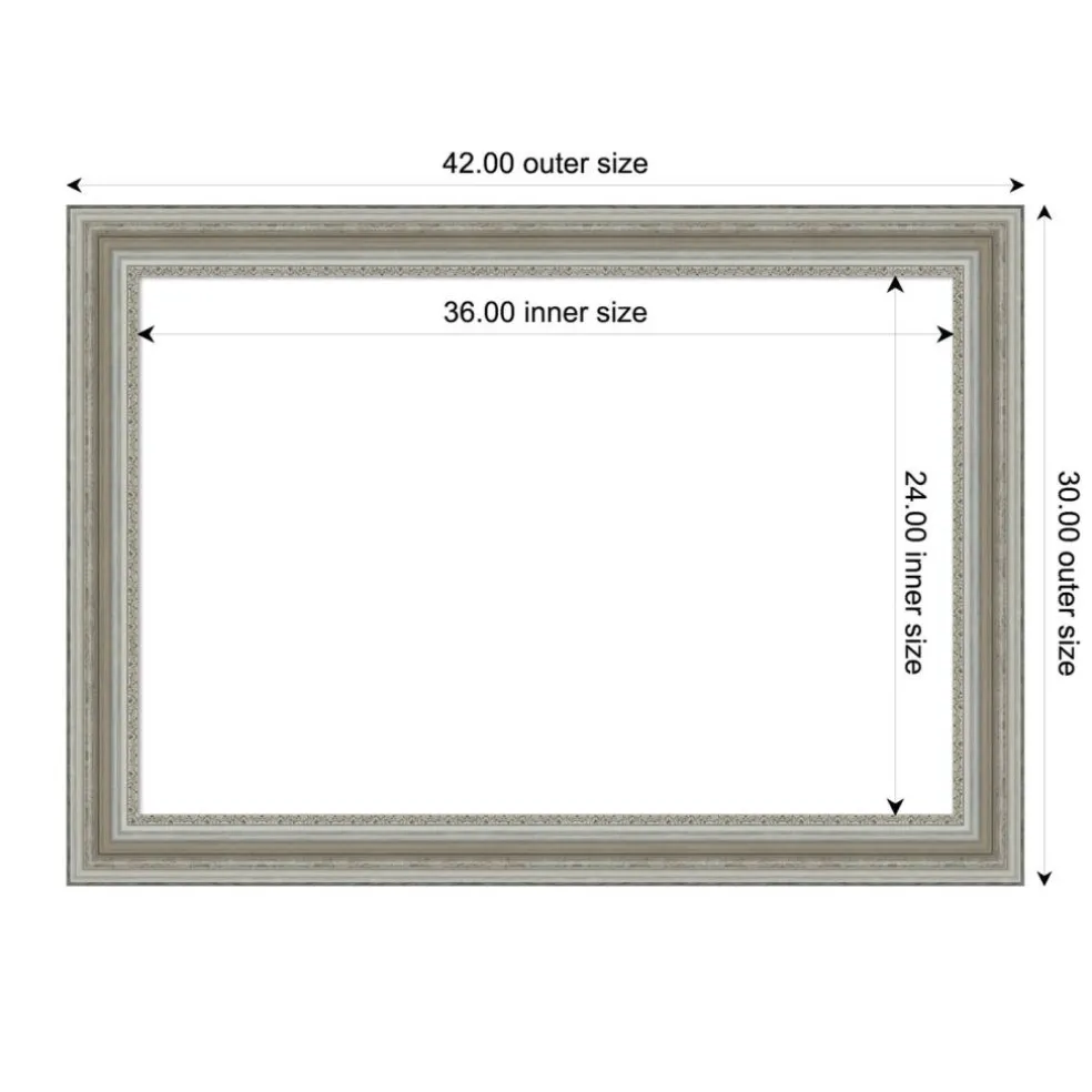 Parlor Framed Dry Erase Magnetic Board