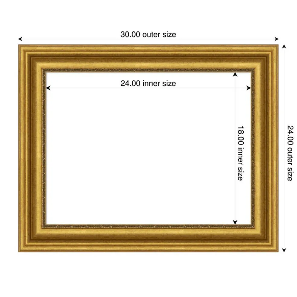 Parlor Framed Dry Erase Magnetic Board