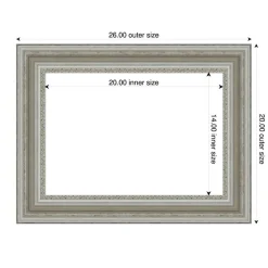Parlor Framed Dry Erase Magnetic Board