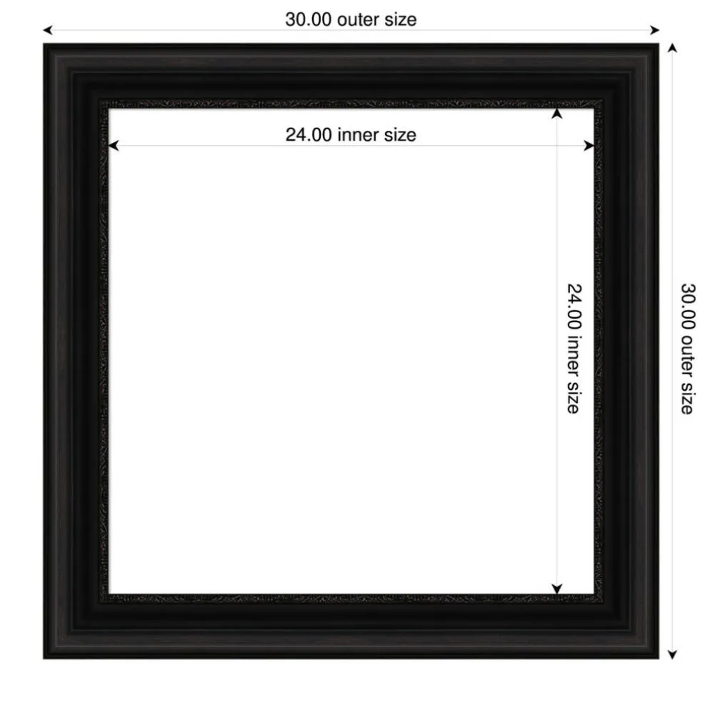 Parlor Framed Dry Erase Magnetic Board