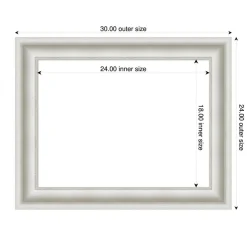 Parlor Framed Dry Erase Magnetic Board