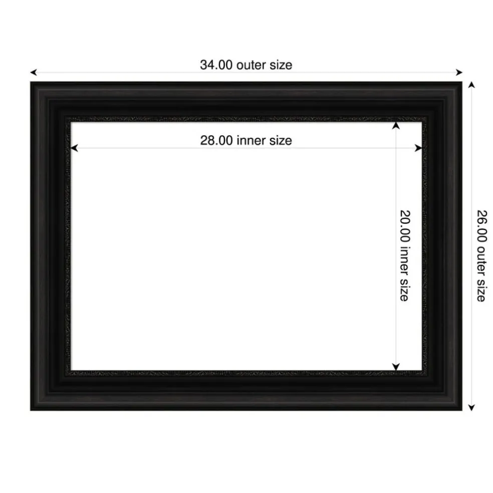 Parlor Framed Dry Erase Magnetic Board