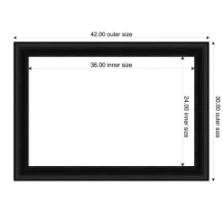 Parlor Framed Dry Erase Magnetic Board
