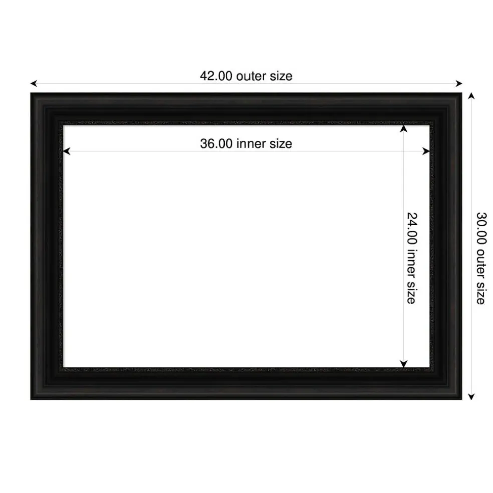 Parlor Framed Dry Erase Magnetic Board