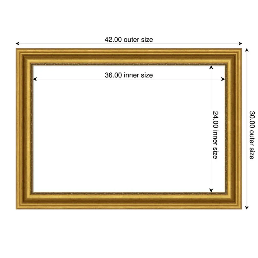 Parlor Framed Dry Erase Magnetic Board