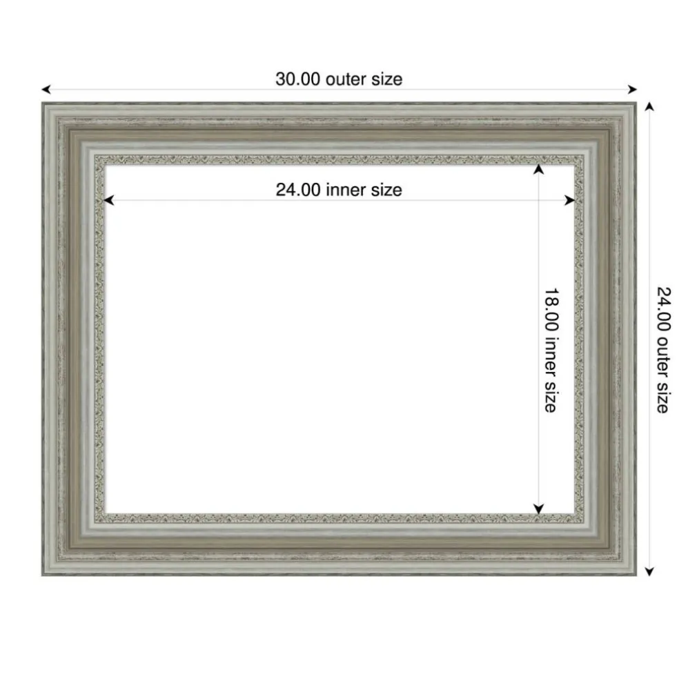 Parlor Framed Dry Erase Magnetic Board