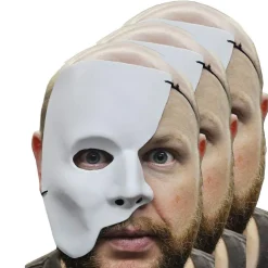 Partial Face Mask Phantom Horror Costume