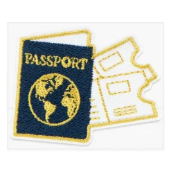 Passport Embroidered Iron-On & Adhesive Patch by Make Market®