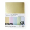Pastel Foil 8.5" x 11" Cardstock Paper by Recollections™, 25 Sheets