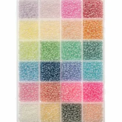 8/0 Pastel Glass Seed Beads, 10.5oz. by Bead Landing™