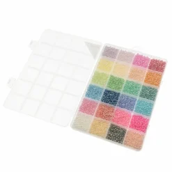 8/0 Pastel Glass Seed Beads, 10.5oz. by Bead Landing™