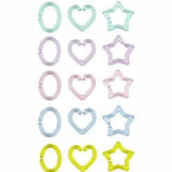 Pastel Heart, Star & Circle Chain Links by Creatology™