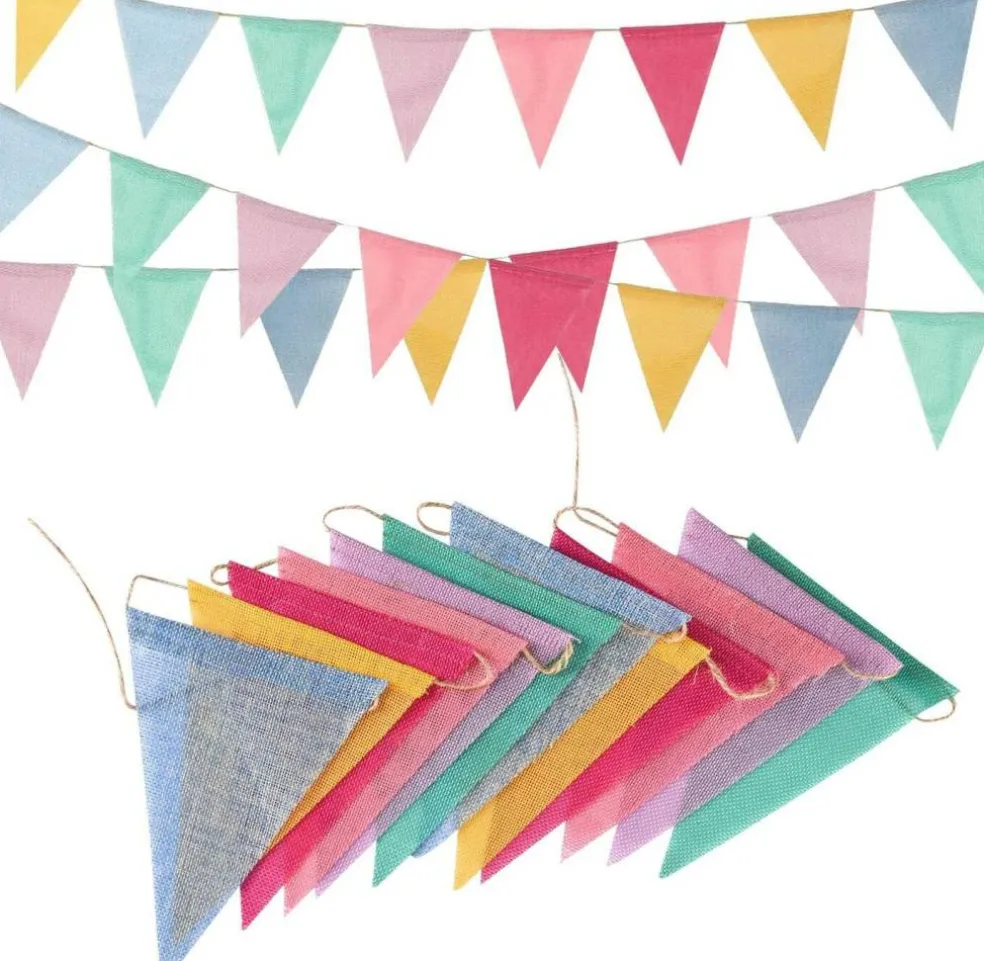 Pastel Pennant Banner Flags