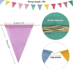 Pastel Pennant Banner Flags