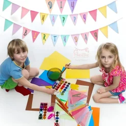 Pastel Pennant Banner Flags