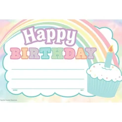 Pastel Pop Happy Birthday Awards, Pack of 25
