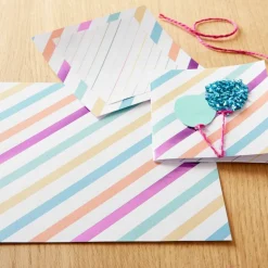 Pastel Stripe Cardstock Paper by Recollections™, 12" x 12"