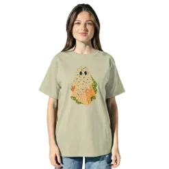 Patchwork Ghost Adult T-Shirt