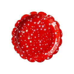 Patriotic Sparkling Stars Party Plates