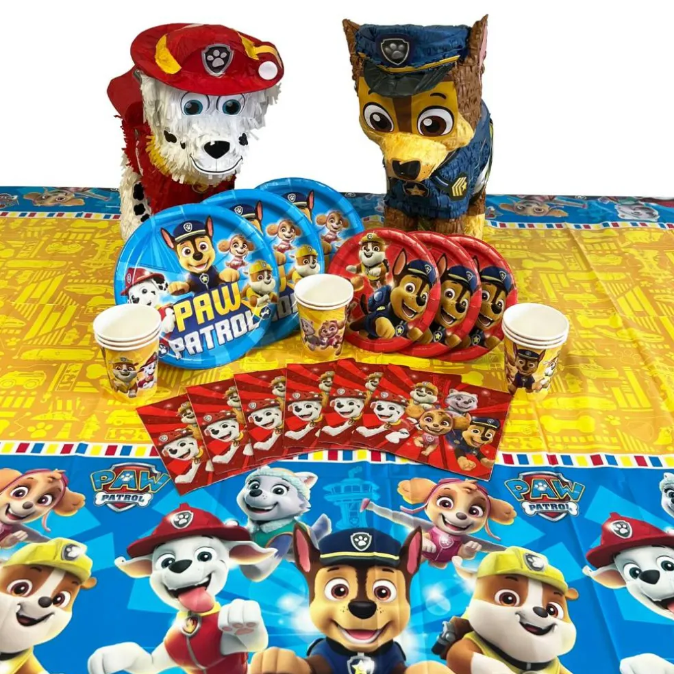 Paw Patrol, Chase, 3D Pull-String Pinata - 1 Pinata