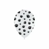 11" Paw Prints Latex Balloon