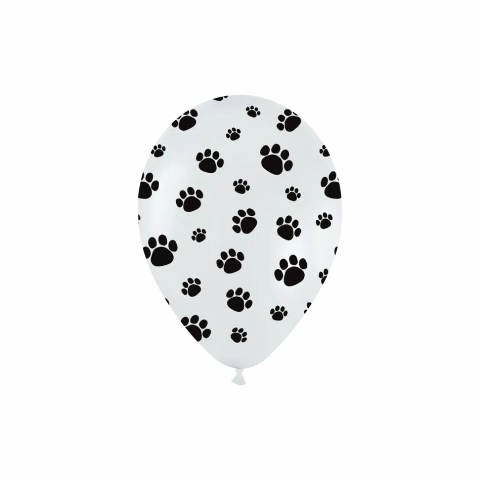 11" Paw Prints Latex Balloon