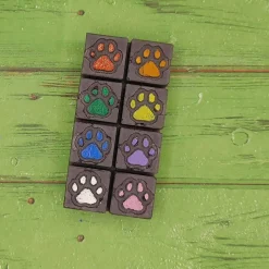 Paw Prints Wax Melt Snap Bar Silicone Mold