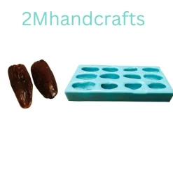 12pc Date Shape Silicone Mold | Realistic Food Shape For Soap Embeds | Candle Embeds | Wax Melts Silicone Mold| Not Food Grade