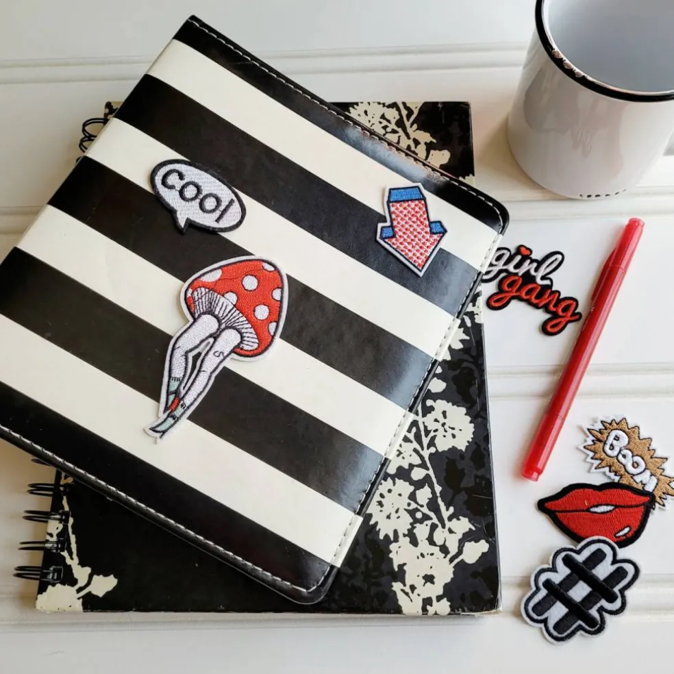 7 PC Milly Iron-On Embroidered Applique/Patch Patch Collection