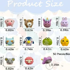 30 pcs animal push pins cute decorative thumbtacks for cork boards photo walls and maps