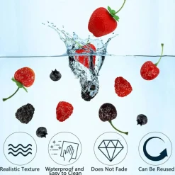 52 PCS Artificial Fake Fruit - Mixed Berries