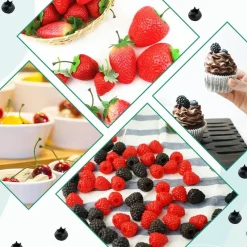52 PCS Artificial Fake Fruit - Mixed Berries