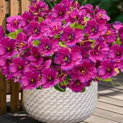 8 Pcs Artificial Hibiscus Flowers for Outdoors, UV Resistant Silk Faux Spring & Summer Flowers, Long Stem Fake Plants for Window Box, Porch, Patio, Garden, Balcony & Outdoor Planters