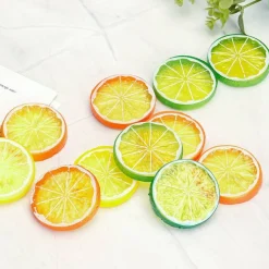 30 PCS Artificial Lemon Slices
