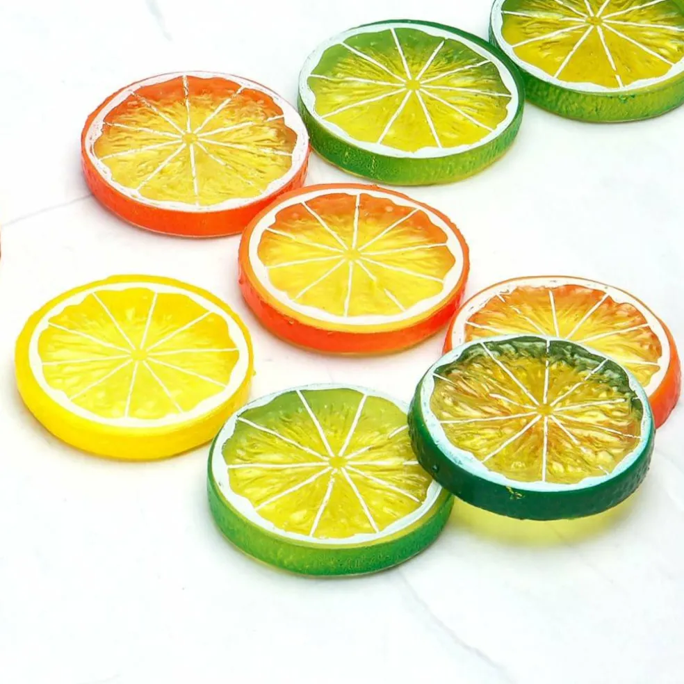 30 PCS Artificial Lemon Slices
