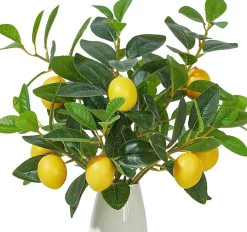 3 Pcs Artificial Lemons Tree Branches