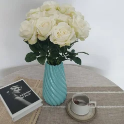 12 Pcs Artificial Roses for Wedding & Any Occasions