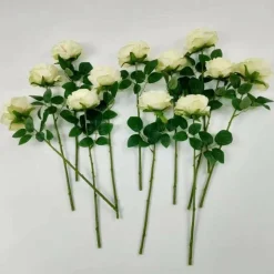 12 Pcs Artificial Roses for Wedding & Any Occasions