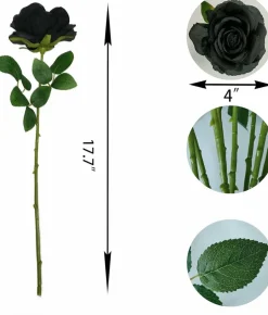 12 Pcs Artificial Roses for Wedding & Any Occasions