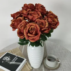 12 Pcs Artificial Roses for Wedding & Any Occasions