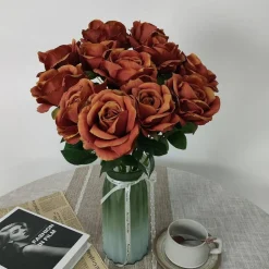 12 Pcs Artificial Roses for Wedding & Any Occasions