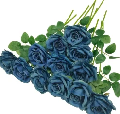 12 Pcs Artificial Roses for Wedding & Any Occasions