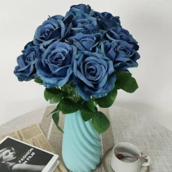 12 Pcs Artificial Roses for Wedding & Any Occasions