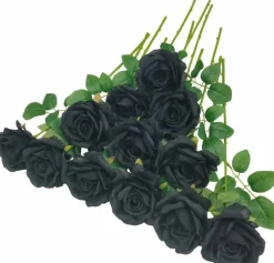 12 Pcs Artificial Roses for Wedding & Any Occasions