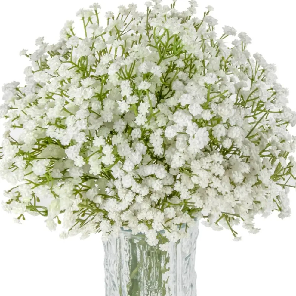 10PCS Baby Breath Artificial Flowers Fake Babys Breath Gypsophila Flowers Bulk Realistic Artificial Flowers Bouquet Flores Artificiales para Decoracion for Wedding Party Home Decoration