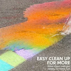 144 PCS Cone Shaped Washable Sidewalk Chalks, 12 Colors, Non-Toxic Jumbo Colored Chalk for Toddlers 1-3, Painting for Outdoor Art, School Supplies, Classroom Must Haves