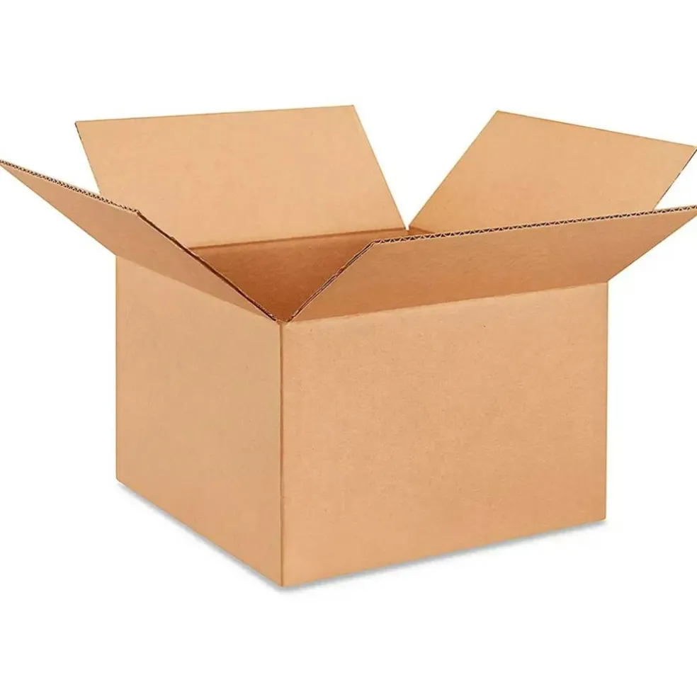 25 pcs Corrugated Boxes for Shipping Storage Extra Large Durable Kraft C Flute Packaging 12 x 12 x 8 inch