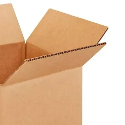 25 pcs Corrugated Shipping Boxes Durable Kraft Cardboard 6 x 6 x 4 Inch